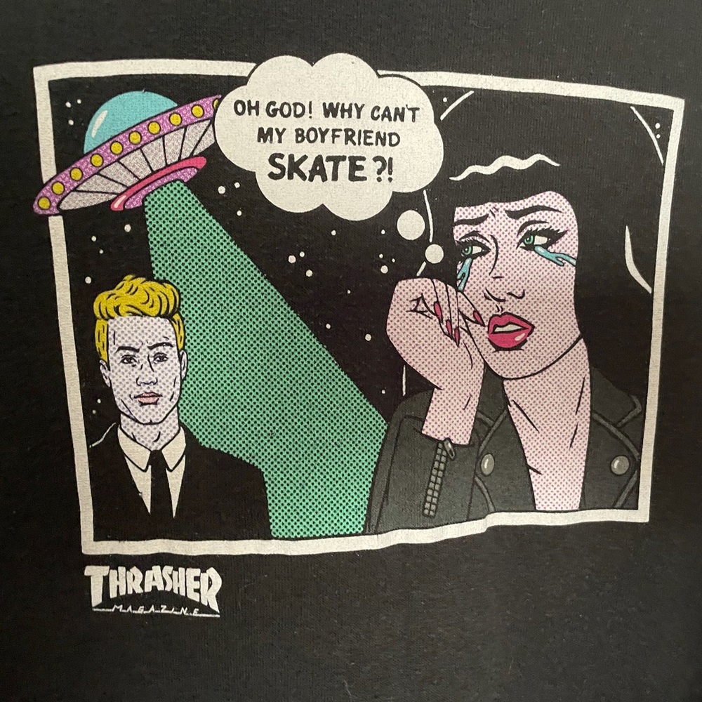 Thrasher Grey Sweatshirt Size M